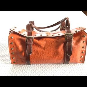 Crocodile leather bag